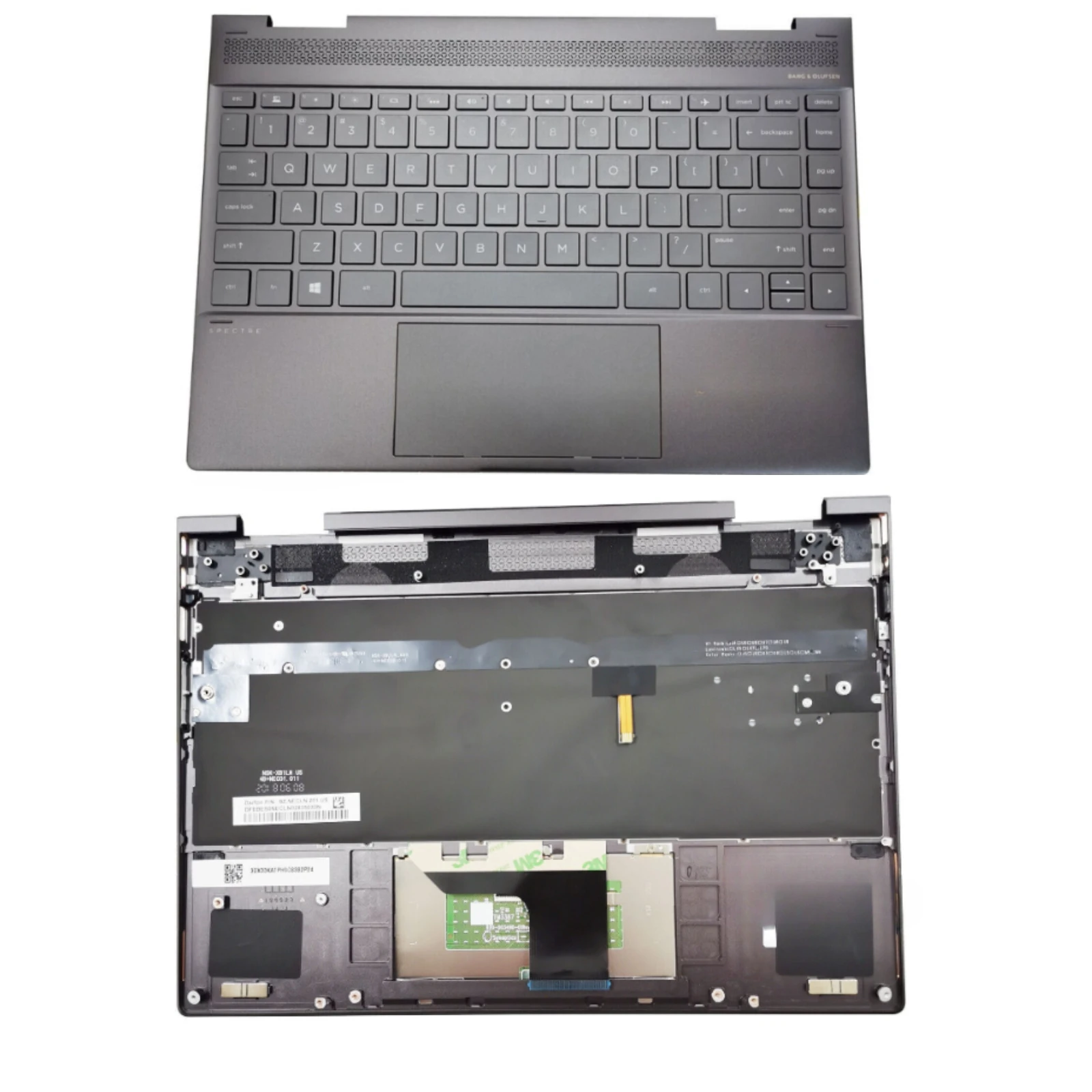 

942040-001 For HP Spectre X360 13-AE TPN-Q199 Laptop Top Case Upper Palmrest Case C Cover w/ US Backlit Keyboard