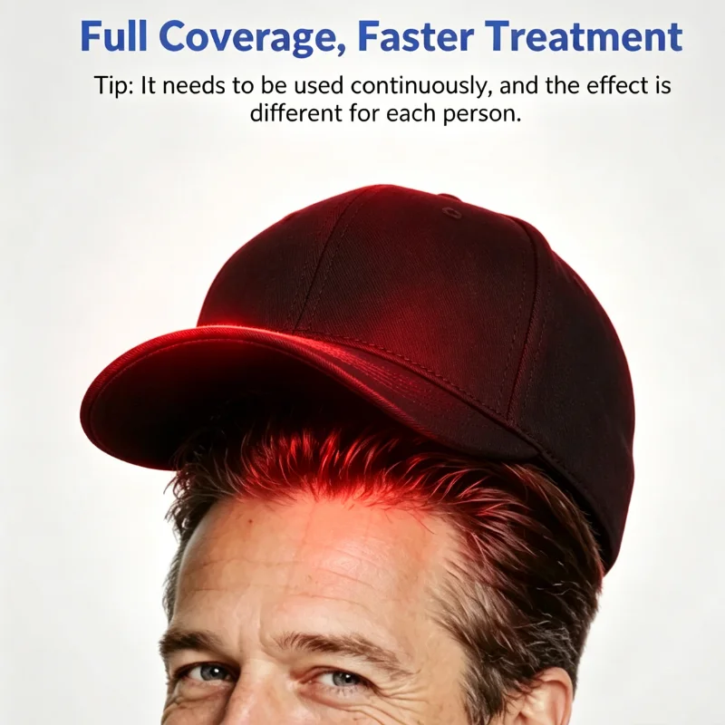 

Clinical Red Light Hair Growth Laser Cap 650nm for Alopecia Areata Hair Loss Treatment Home Wellness