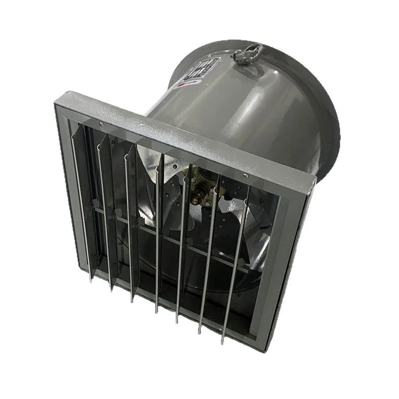 Wall axial fan outlet with rainproof louvers or rainproof elbows 16639m3/h