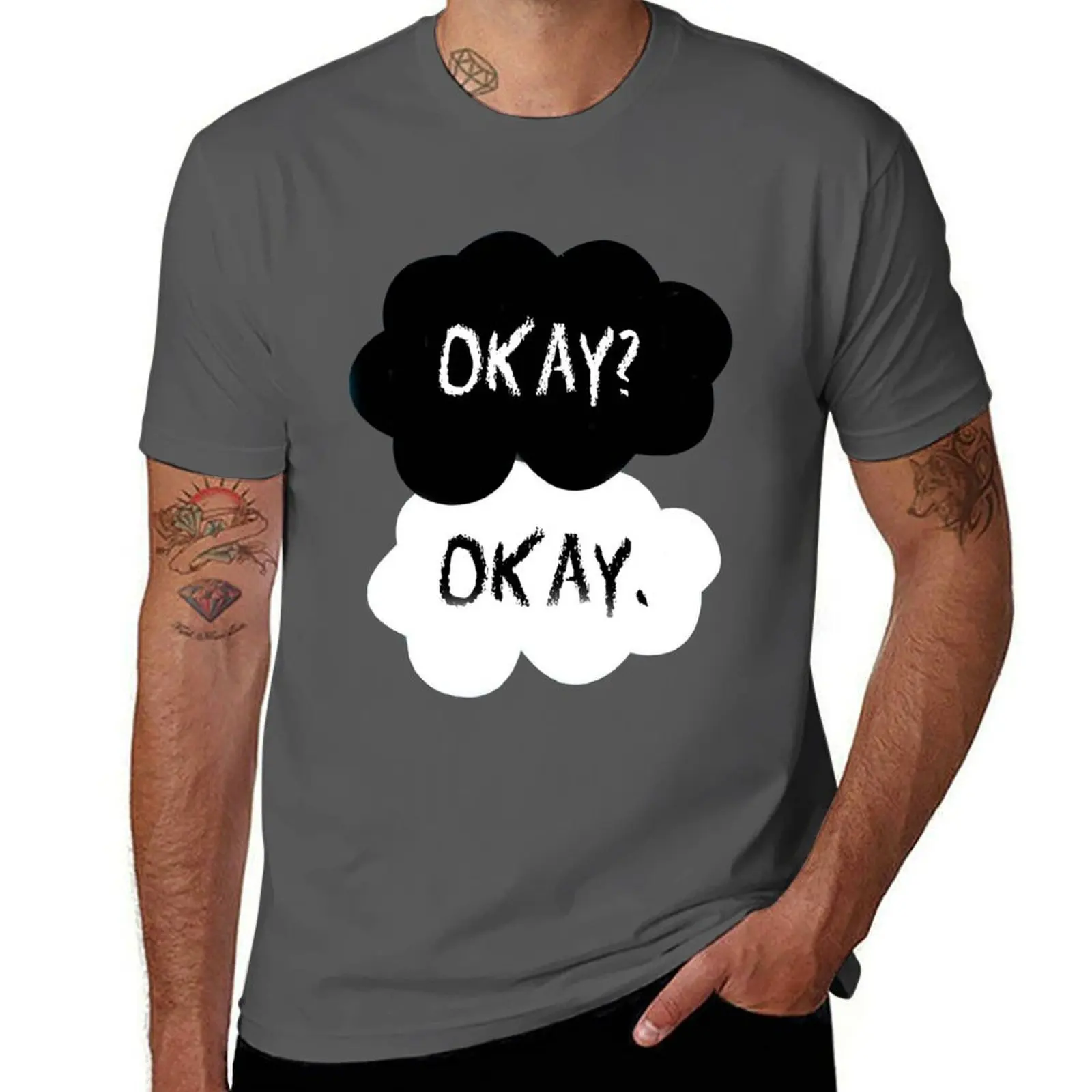 

The Fault In Our Stars - Okay T-Shirt Work Comfort T-Shirt for Men