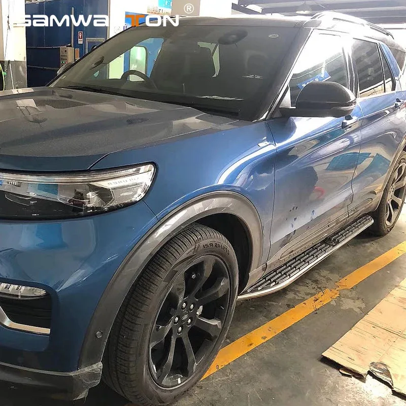 أجزاء هيكل السيارة لوحات الجري خطوة جانبية لسيارة Ford Explorer 2020-2023