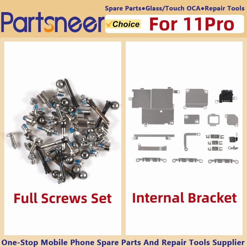 Internal Bracket Replacement Parts & Full Screws Set For iPhone 7 7Plus 8 8Plus X XR XSMAX 11 11PRO MAX 12 12PRO MAX 12Mini