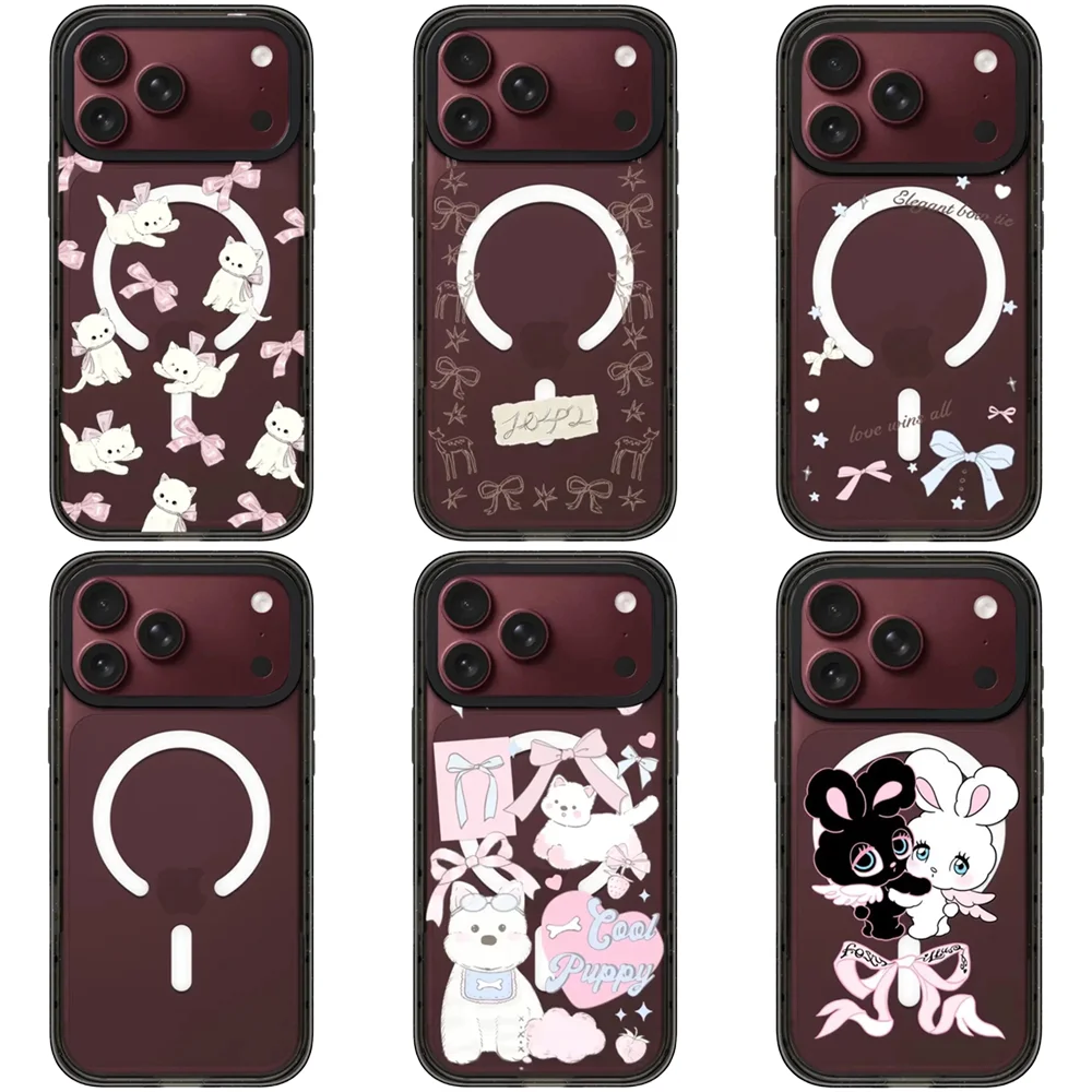 609161 Impact Black Border Magnetic Case: Compatible with IPhone 18 17 16 15 14 13 Pro Max 17 Air