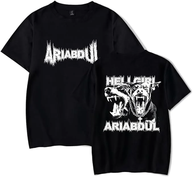 Ari Abdul Merch Doberman T-Shirt Unisex Men Women Printed Tee Casual Short Sleeve Top