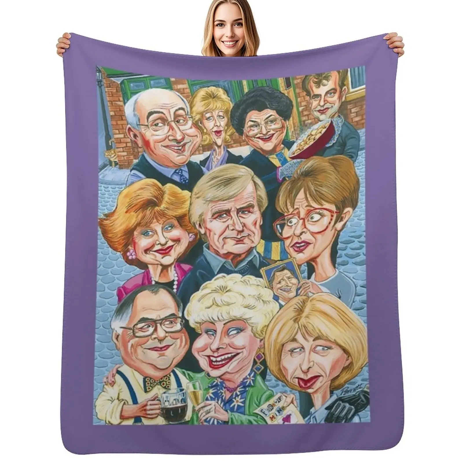 

Street Throw Blanket cosplay anime Camping Blankets