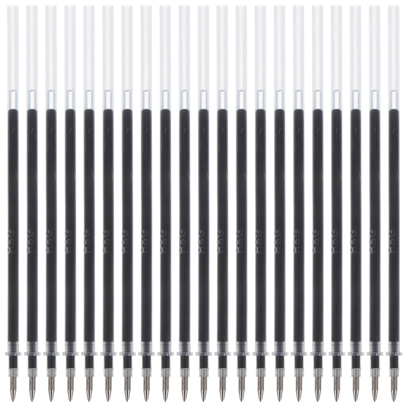 

24pcs Black Gel Pen Fine Point Smooth Long Lasting Writing For School Office Home Use Pen Refills Students Professionals