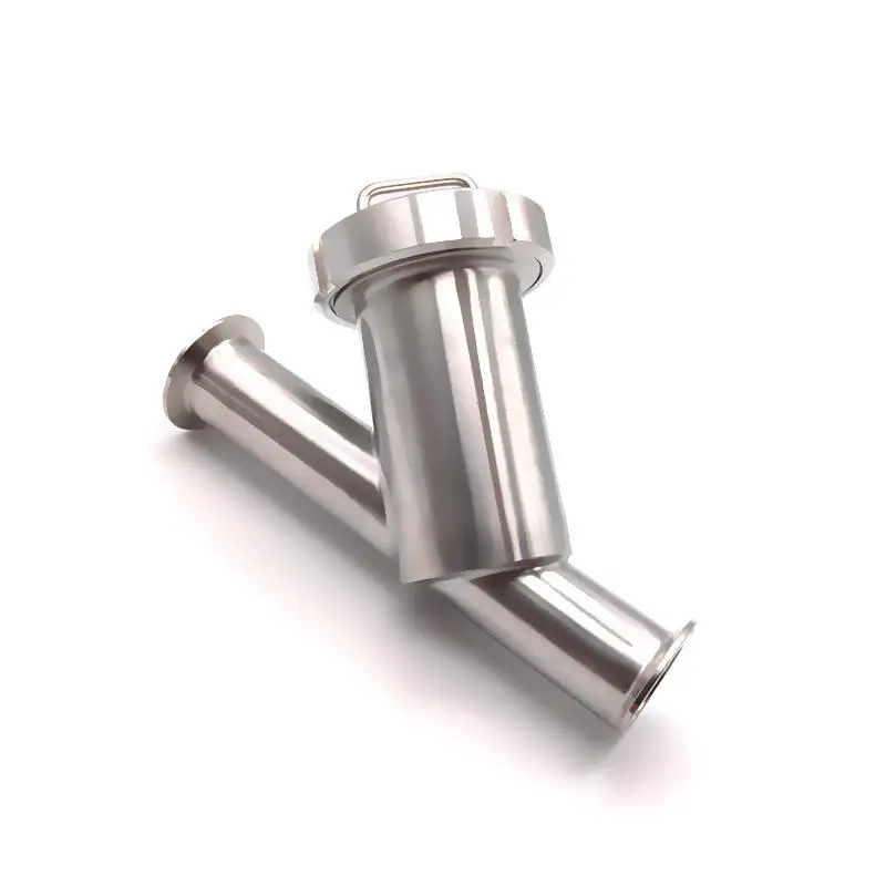 

304 Stainless Steel Tri Clamp Y Type Filter Strainer 1" 1.5" 2" 50.5/64mm 100 Mesh Sanitary Pipe Fittings for Homebrew Water Oil