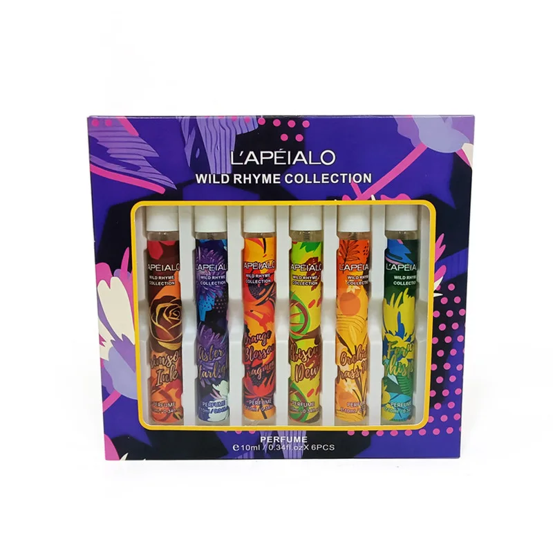 `6Pcs Gift Set Home Fabric Fragrance Spray Tropical Floral Scent Air Freshener Household Odor Eliminator For Room Wardrobe Car view 5