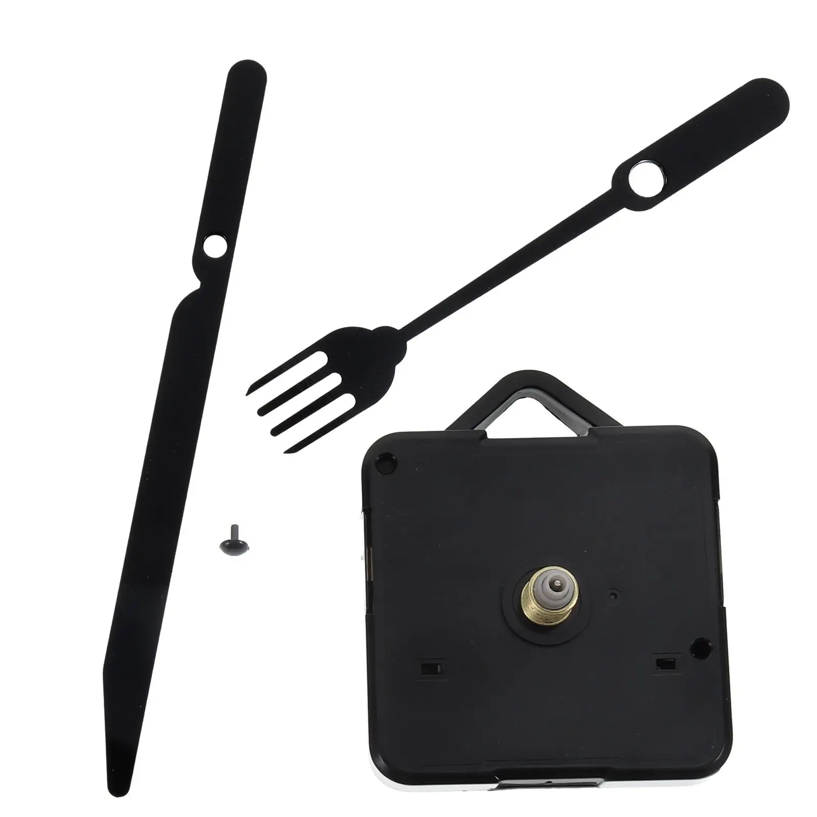 

Wall Clock Silent Quartz Movement Mechanism Replacement Round DIY Repair Black Kit Parts Work
