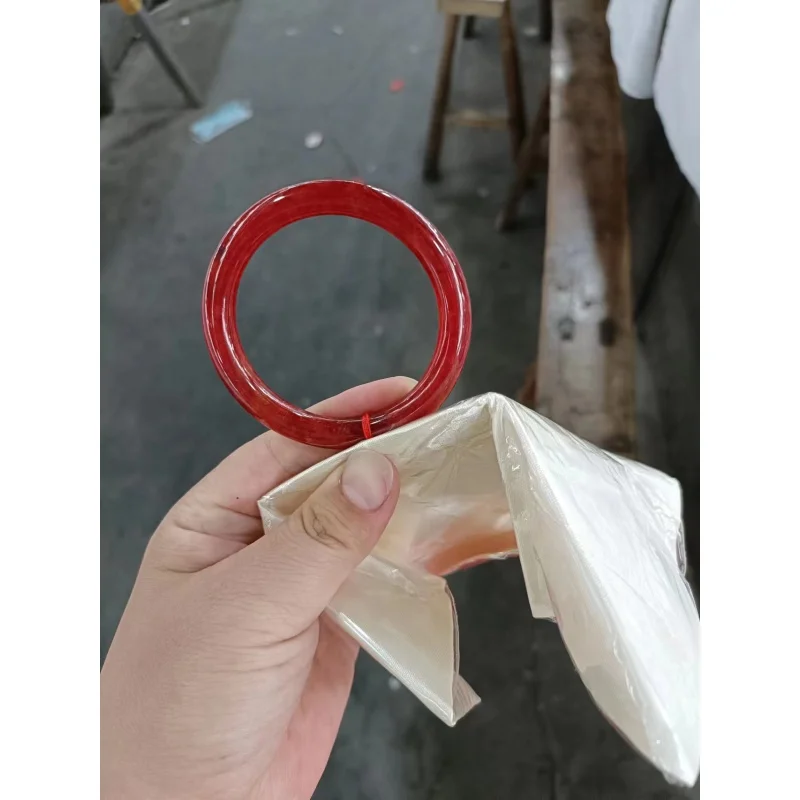 Newest High Ice Glutinous red Jadeite Bangle Advanced A Goods Rare Pure Natural Jade Bracelet Handring Ladys Women Fine Jewelry