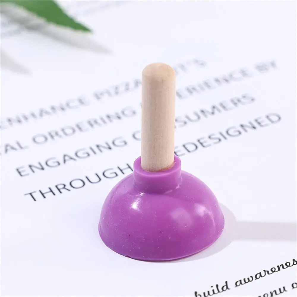 Mini Tiny Plunger Magic Mentalism Inspired Looking Toilet Sucker Stand Light Weight Magic Props Toilet Shape Phone Holder