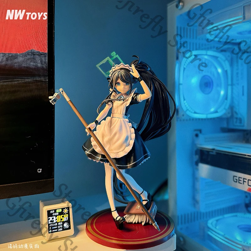 

Model Anime Garage Kits Cosplay Prototype Ornaments Collect Blue Archive Desktop Decoration Ambitus Decorate 25CM Show Gift