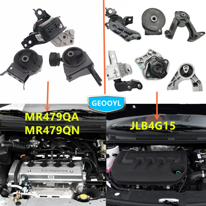 Car Engine Support Mount Insulator,For Geely Emgrand GC6,SC6