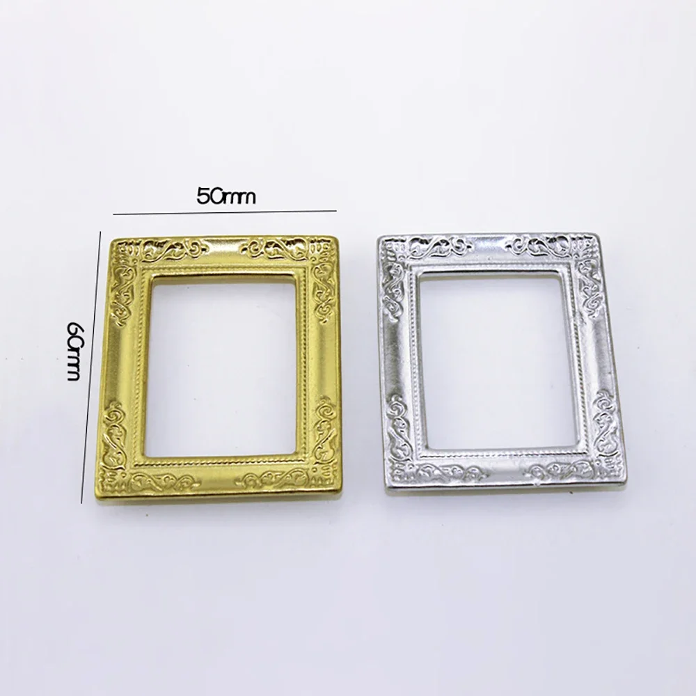 3 stuks 1/12 poppenhuis miniatuur accessoires mini hars fotolijst model speelgoed voor poppenhuis decoratie