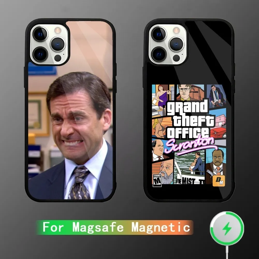 

The Office Michael Scott Phone Case For iPhone 16,15,14,13,12,11,Plus,Pro,Max Mini Magsafe Magnetic Wireless Charging