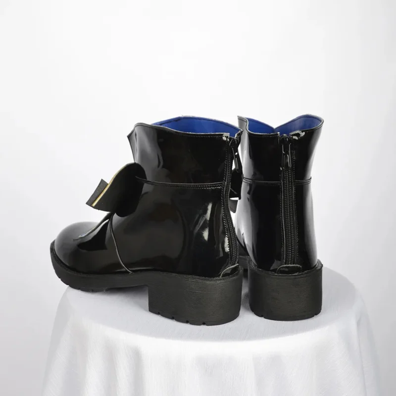 Genshin Impact Focalors Furina Hydro God Archon Cosplay Shoes stivali con tacco Set completo gioco Halloween Birthday Cosplay Shoes