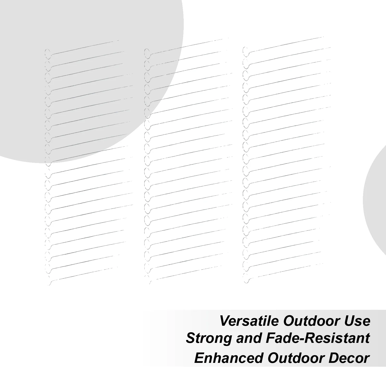 

Stakes For Outdoor Lights 12-Inch Outdoor Garden Ground 12 Inch Metal Christmas Light Stake For Pathway Patio Walkway Porch