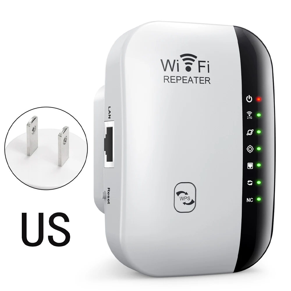 300Mbps Wireless WIFI Repeater 2.4G Router Wifi Range Extender Wi-Fi Signal Amplifier 802.11N Network Card Adapter for PC