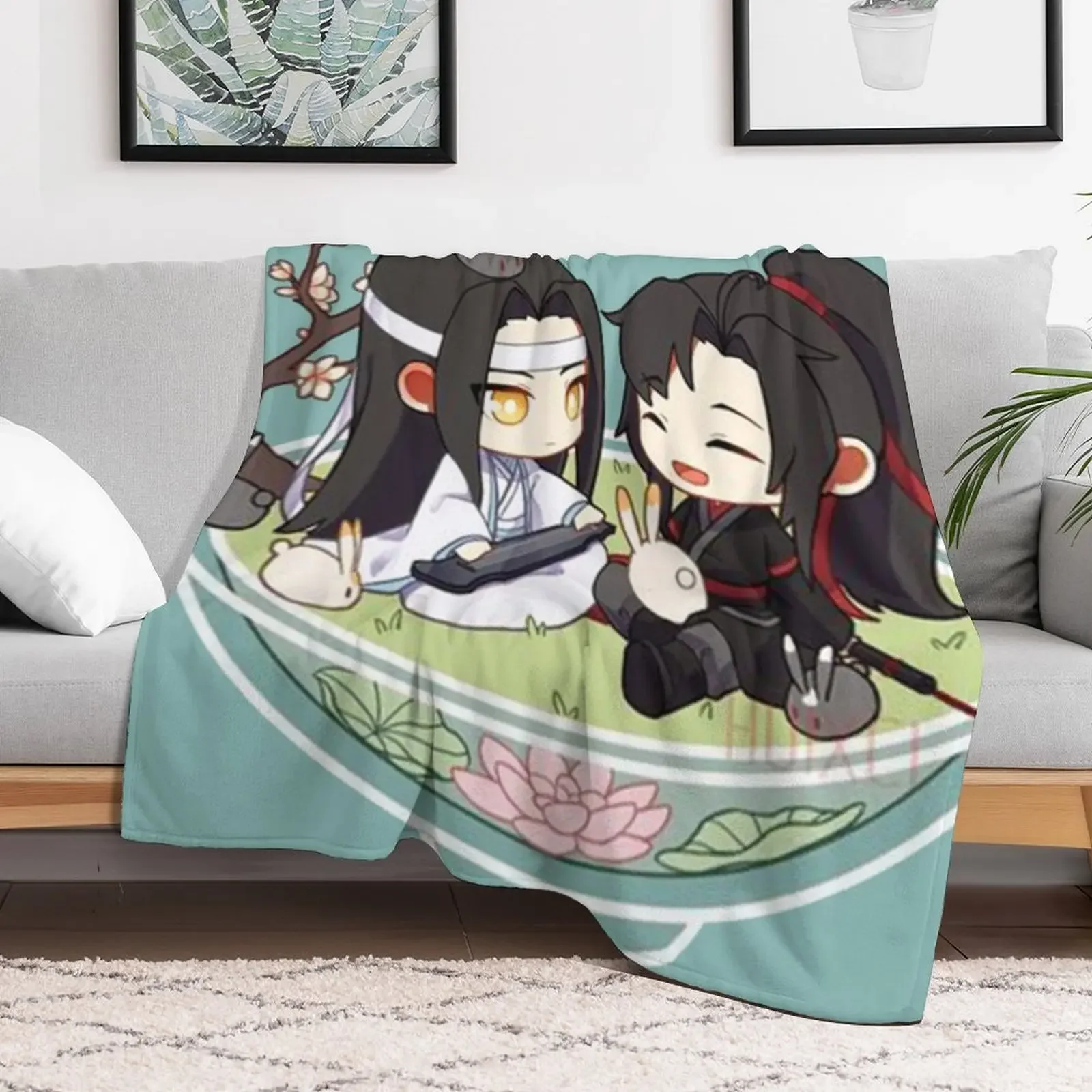 theUNTAMED.BOWL.OF.WANGXIAN Throw Blanket Soft Big Loose Comforter Thermal Blankets