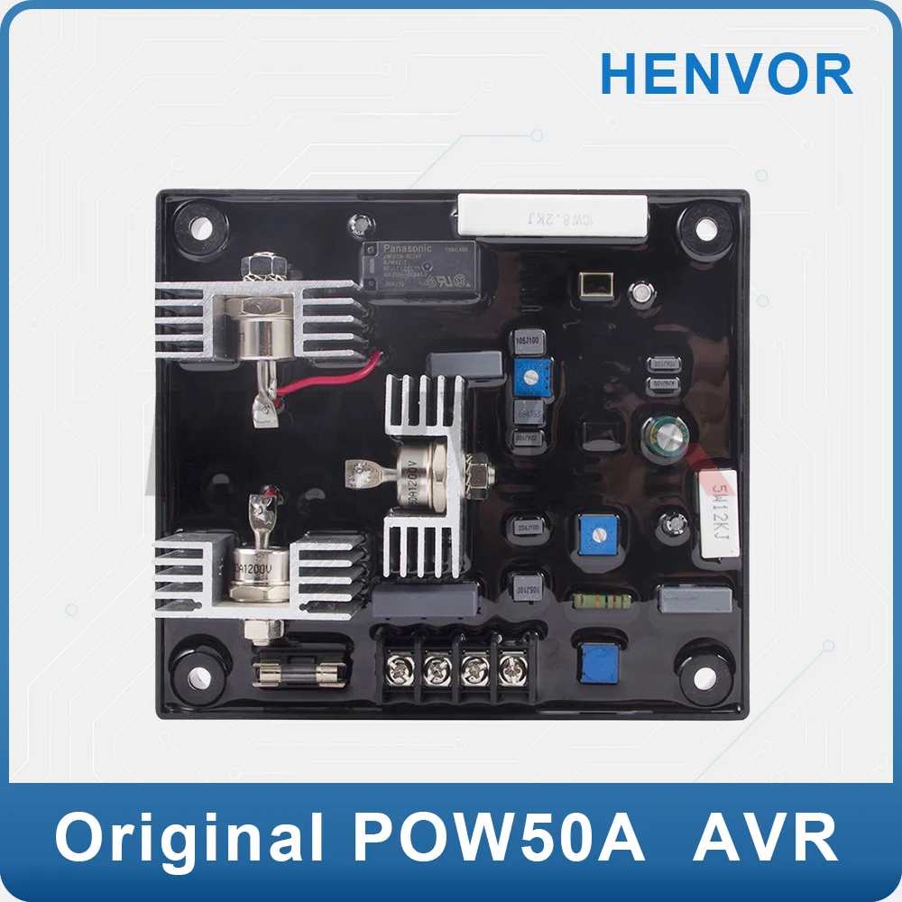 

AVR-35A Бесщеточный генератор, автоматический регулятор напряжения, модуль управления стабилизатором для деталей генератора переменного тока POW50A