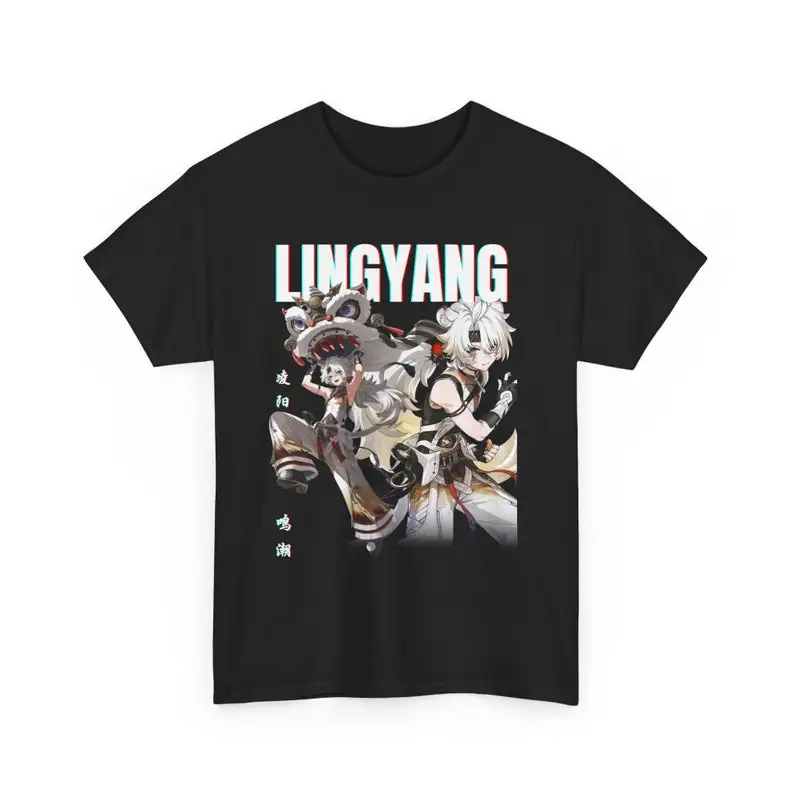 Lingyang Wuthering Waves Wuwa  Gaming Anime Clothes Character Unisex Shirt  Anime Japanese Shirt  Manga Japanese Sh