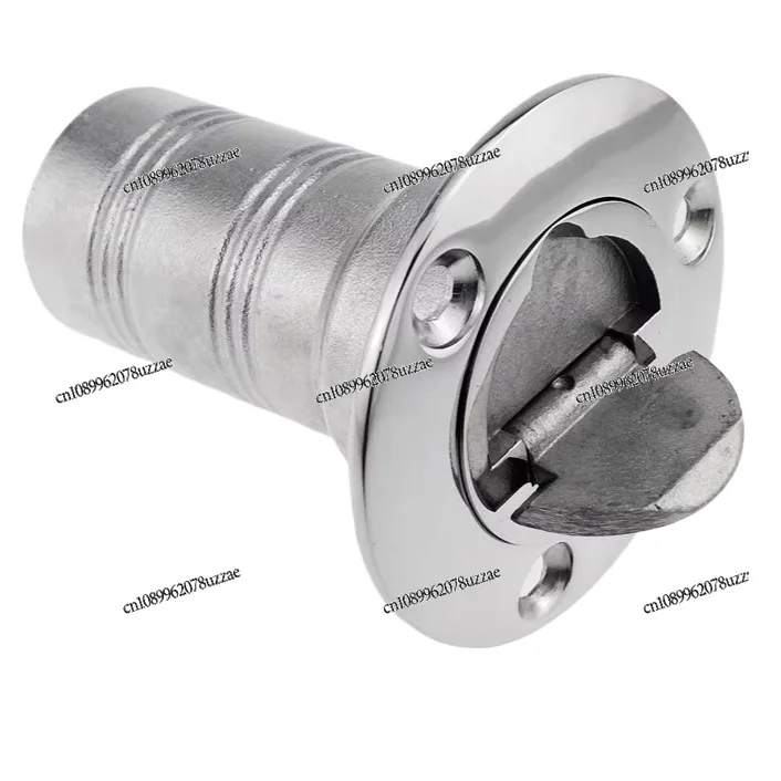 

316 non-stainless steel straight flip cover fuel tank body, water port, fuel port, sewage port, ship, yacht accessories