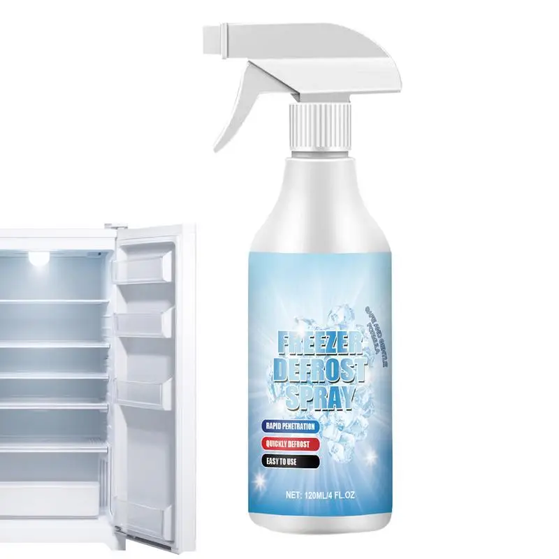 

120ml Fridge Freezer Defroster Spray Quickly Ice Layer Remover Fridge Defrosting Cleaner Freezer Snow Melting