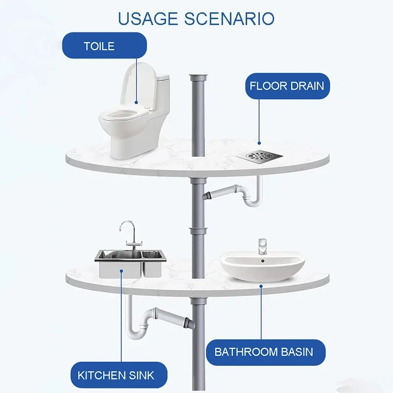 Universal Silicone Floor Drain Core Anti-Odor Bathroom Drainage System Durable Sealing Overflow Prevention Essential Part