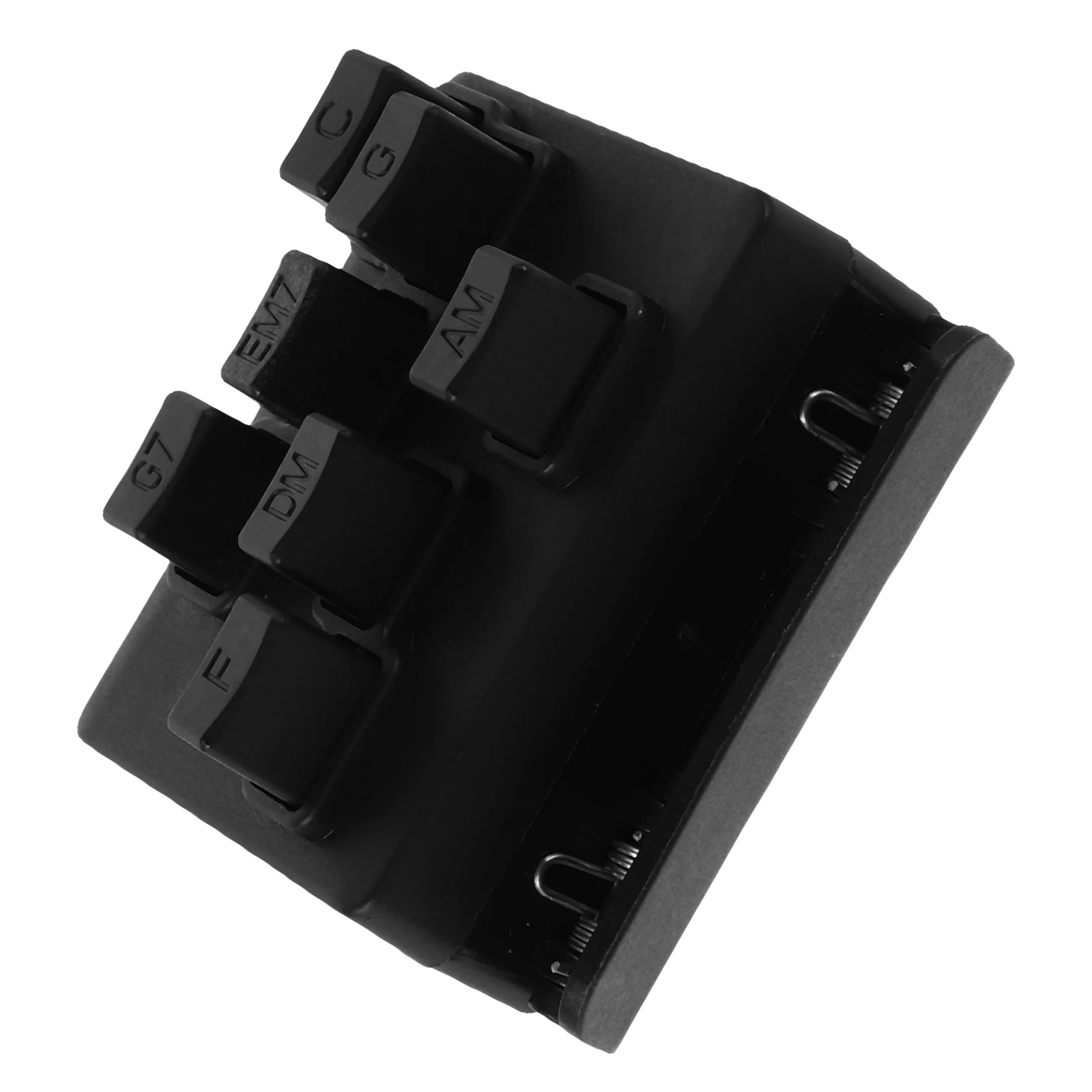 

Ukulele Aid Guitar Chord Presser Accessories Professional Grade for Beginners Plastic Black Portable Trainer