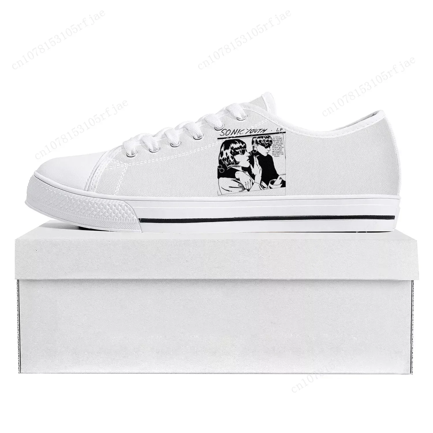 Sonic Youth Rock Punk Low Top High Quality Sneakers Mens Womens Teenager Canvas Sneaker  Prode Casual Couple Shoes Custom Shoe