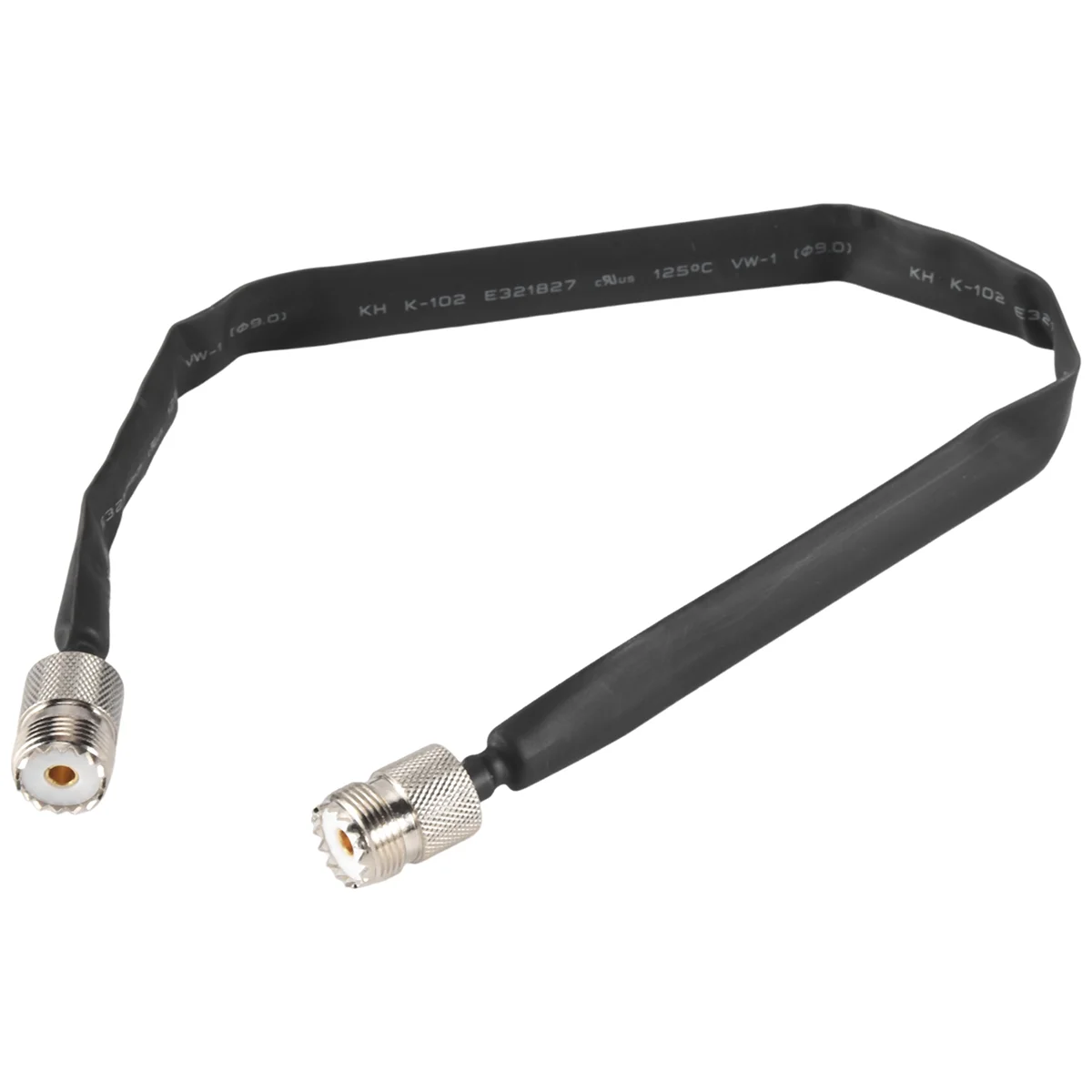 A17G باب/نافذة تمرير من خلال كابل محوري RF مسطح SO239 UHF أنثى إلى UHF أنثى 50 أوم RF اقناع ضفيرة تمديد الحبل