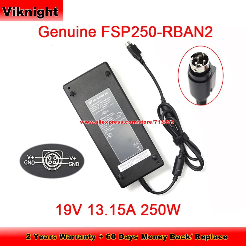 

Genuine for FSP FSP250-RBAN2 AC Adapter 19V 13.15A 250W F250W19 for ELSA B250 PRO MINI ITX MOTHERBOARD Round 4Pins 9NA2500300