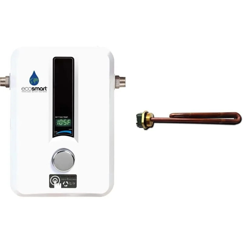 EcoSmart ECO 11 Electric Tankless Water Heater + Ecosmart HE 55220 ECO 8 Element