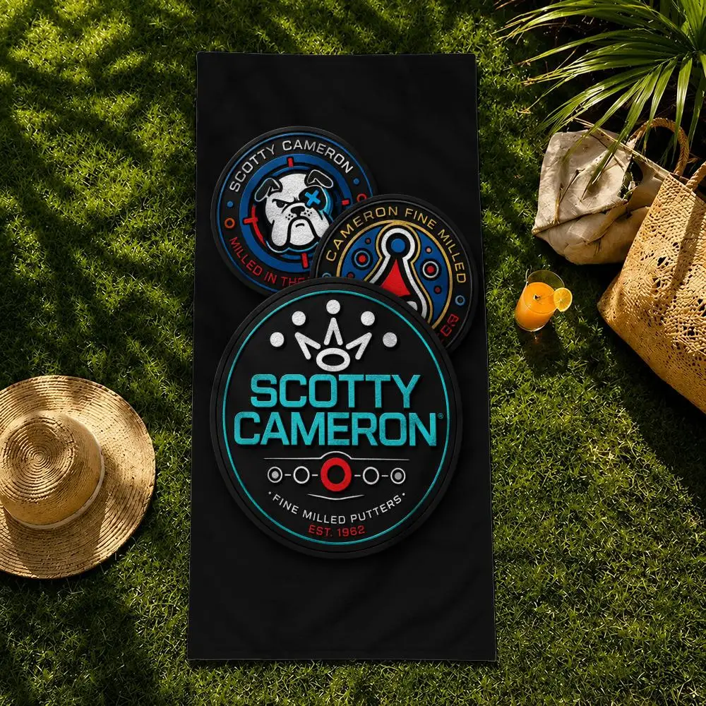 Marke Scotty Cameron Towel Handtuch, Strandtuch, schnell trocknendes, saugfähiges Badetuch zum Schwimmen, für Fitness, Camping, Outdoor-Aktivitäten – Detail 12