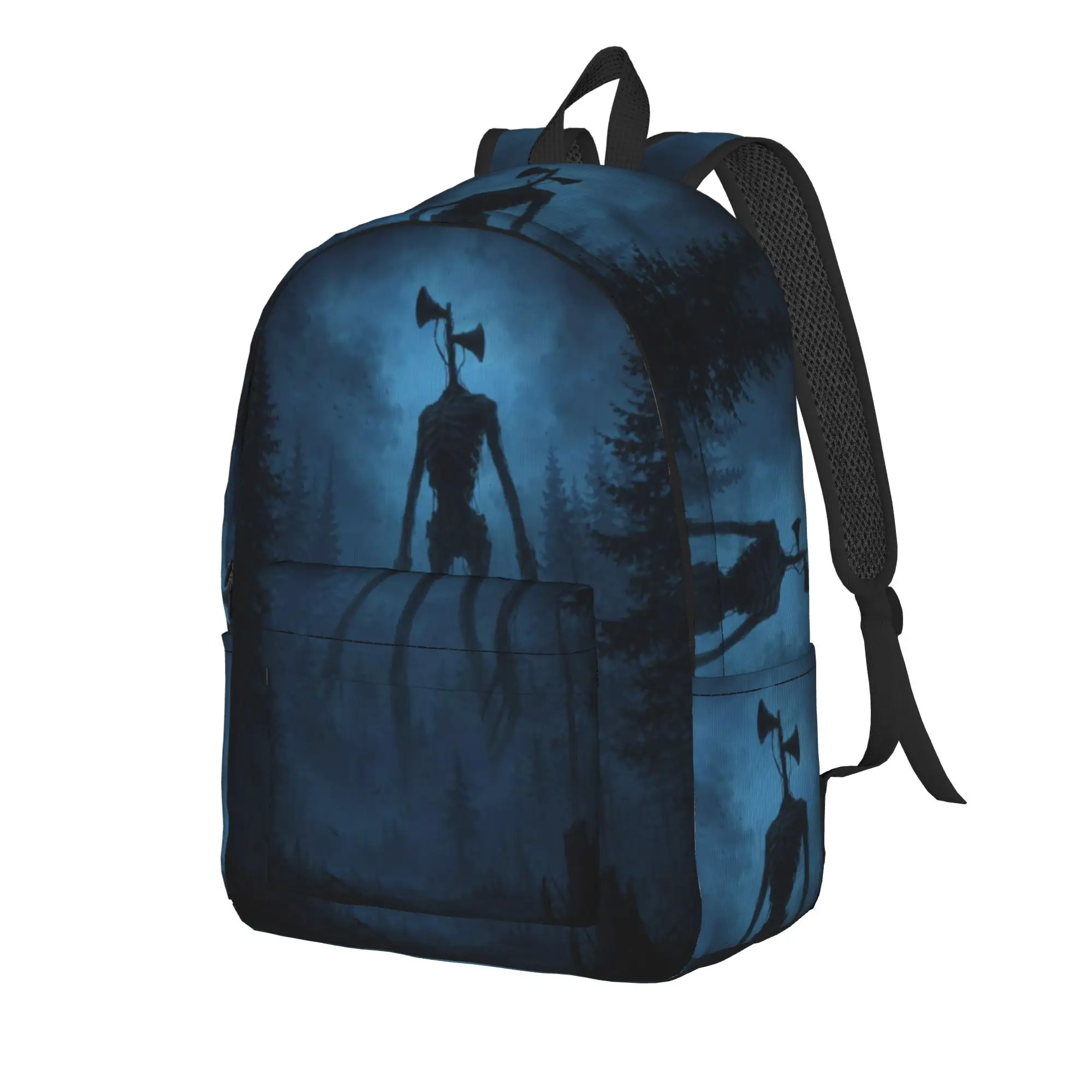 Siren Head In Dark Forest Classical Backpack Gift High School Business  Daypack for Men Women Laptop Computer Canvas Bags
