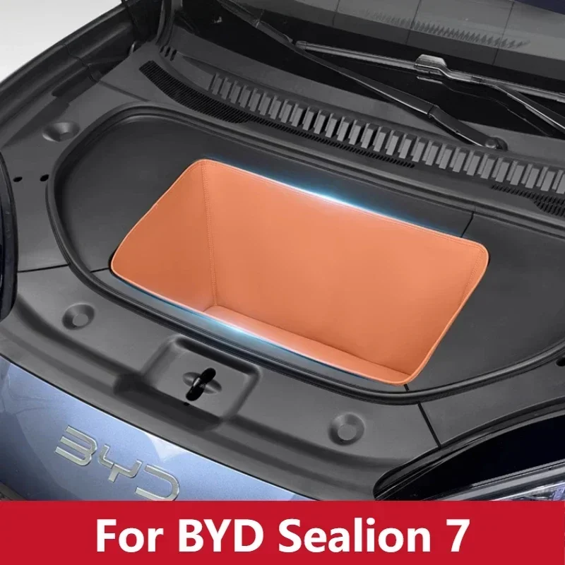 For BYD Sealion 7 2024 Front Spare Box Front Cover Storage Pad Trunk Lower Pad Special Anti-scratch Car Modification Accessories