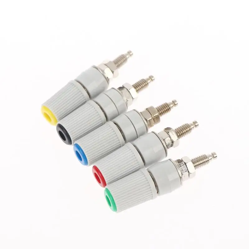 5mm Banana Jack Socket 30A High Power M5x48 Terminal for DIY Audio Amplifier Speaker Integration Projects