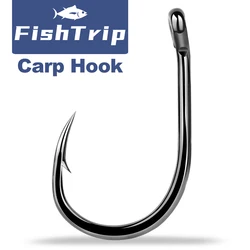 FishTrip Carp Hook Anglers Curve Point Hook Fishing Hook Carp Hook Wide Gap Fishing Boilie Carp Fishing Accessories
