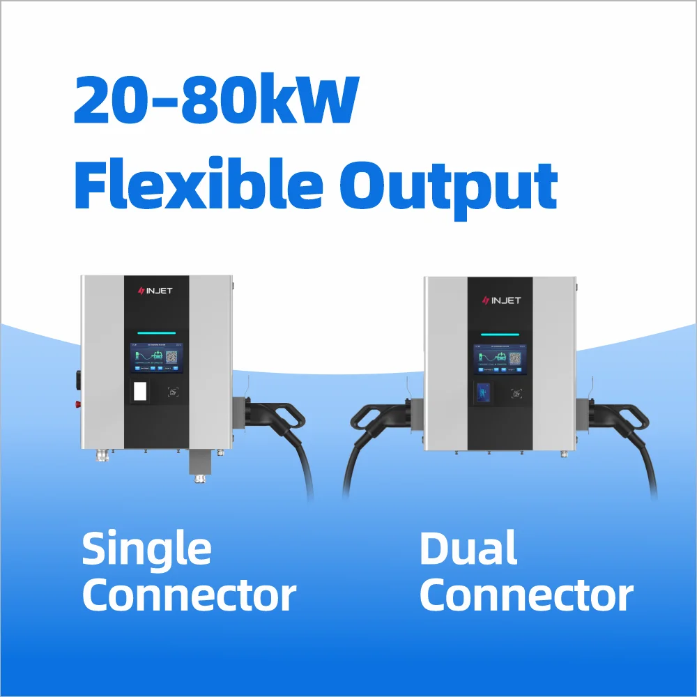 CE RoSH 40kW DC Ev Fast Charger Plug& Charge CCS2 80kW Charger With OCPP Car EV Charger