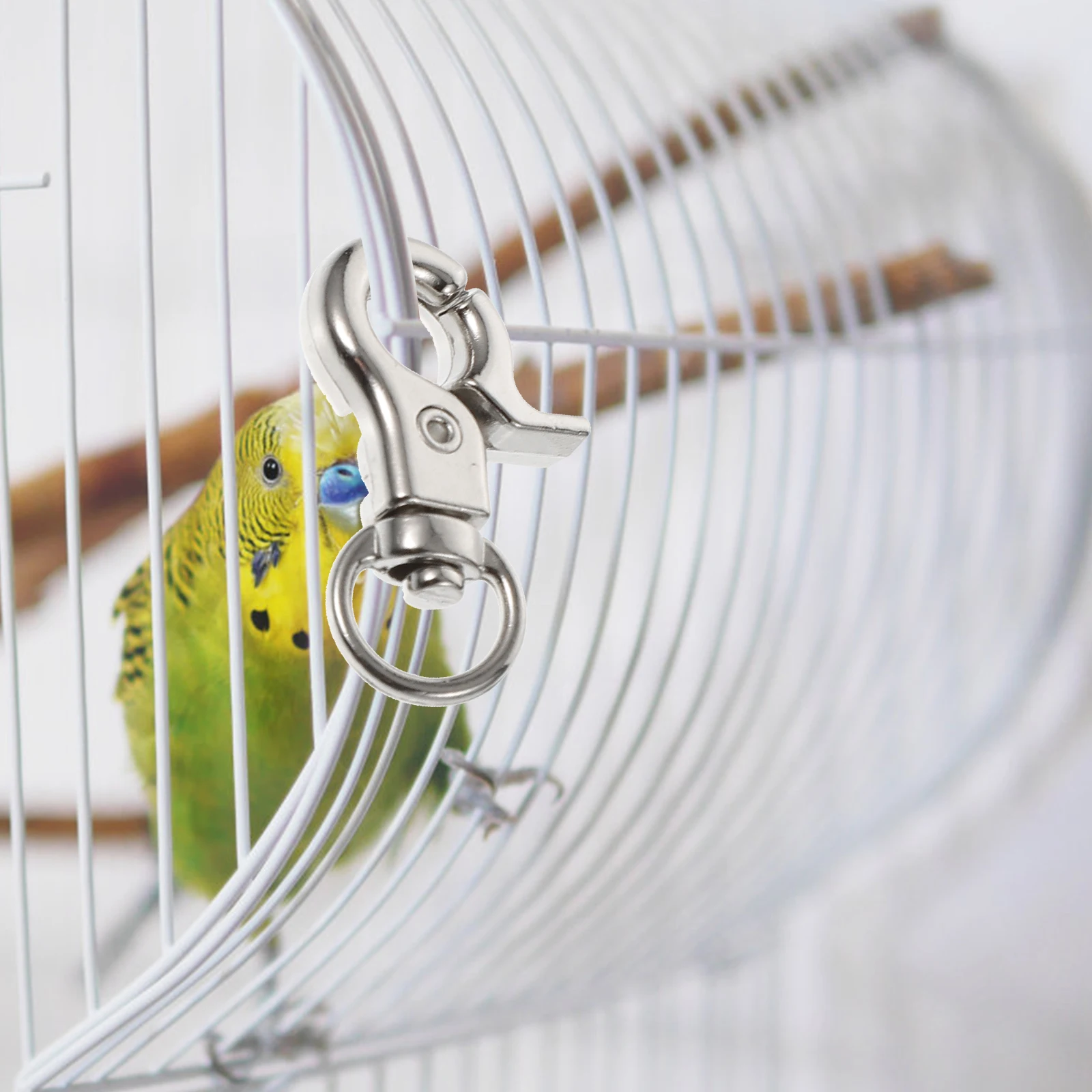 

10 Pcs Bird Clips Cage Hook Pet Carrier Fasteners Replacement Buckle Lock Snap Hooks