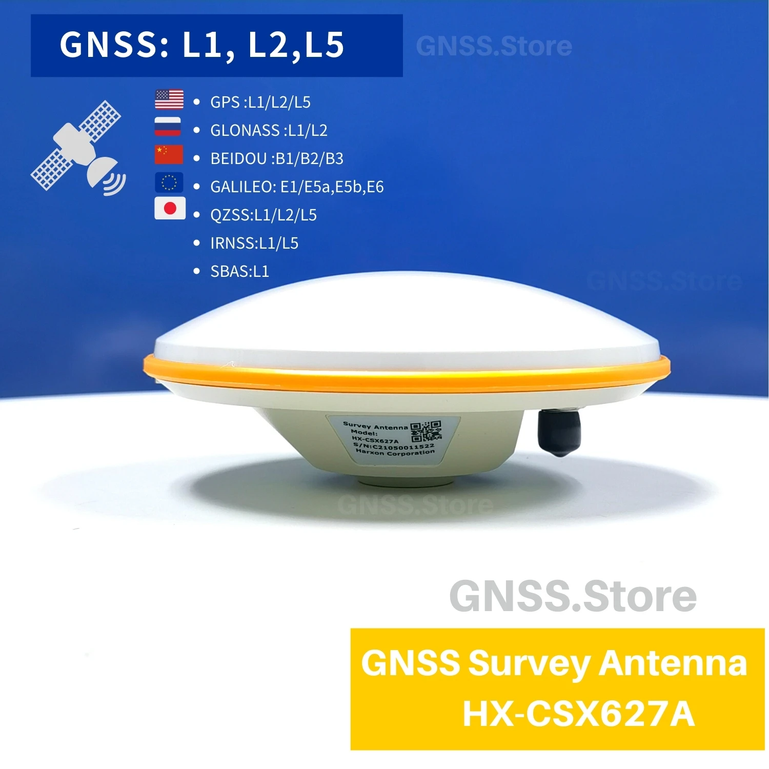 

High quality GNSS RTK antenna GPS Glonass Beidou GPS antenna,waterproof High-Precision survey CORS RTK receiver antenna,TOPGNSS