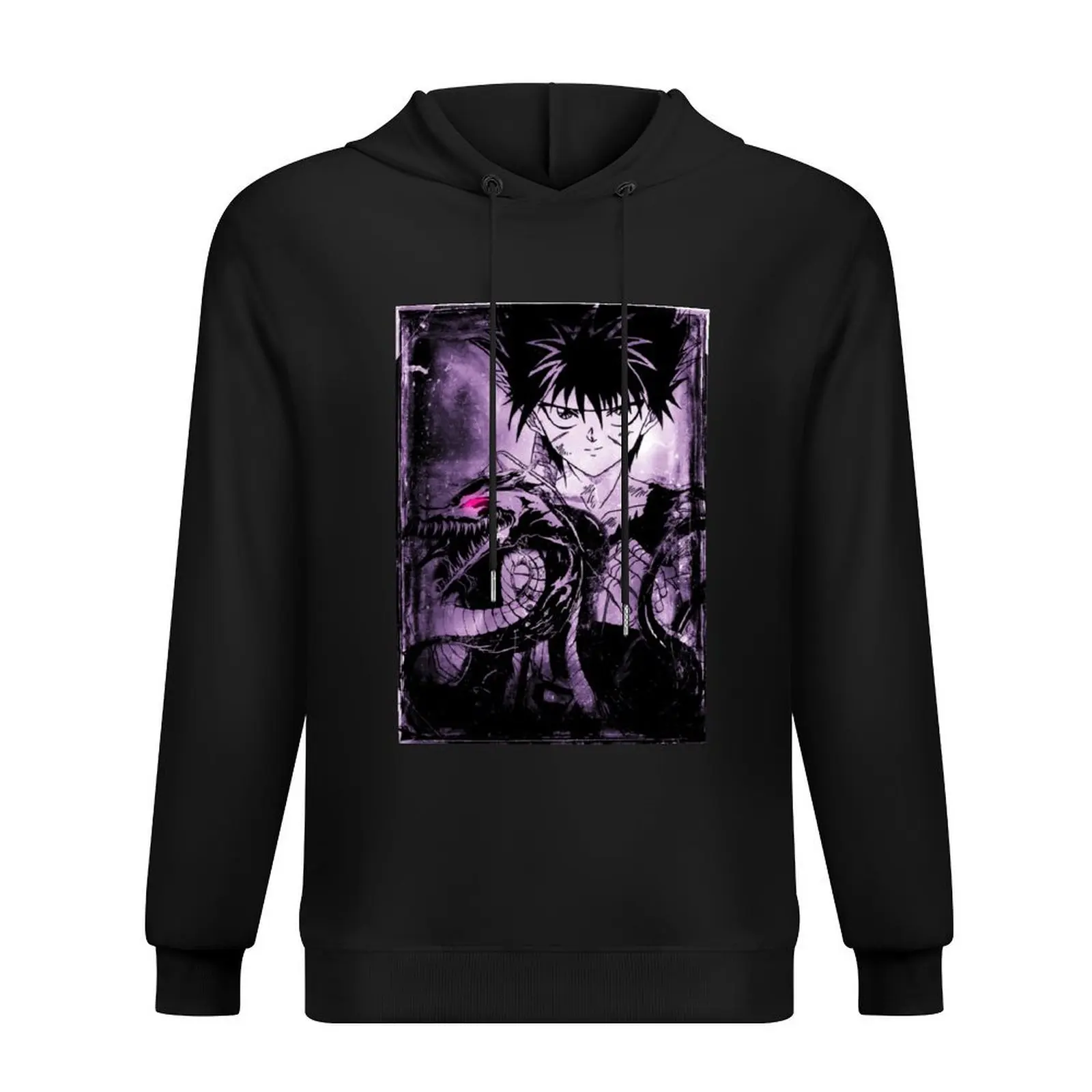 

yuyu hakusho hiei dark dragon Hoodie graphic t shirts men japanese style korean style clothes men's winter sweater hoodie men