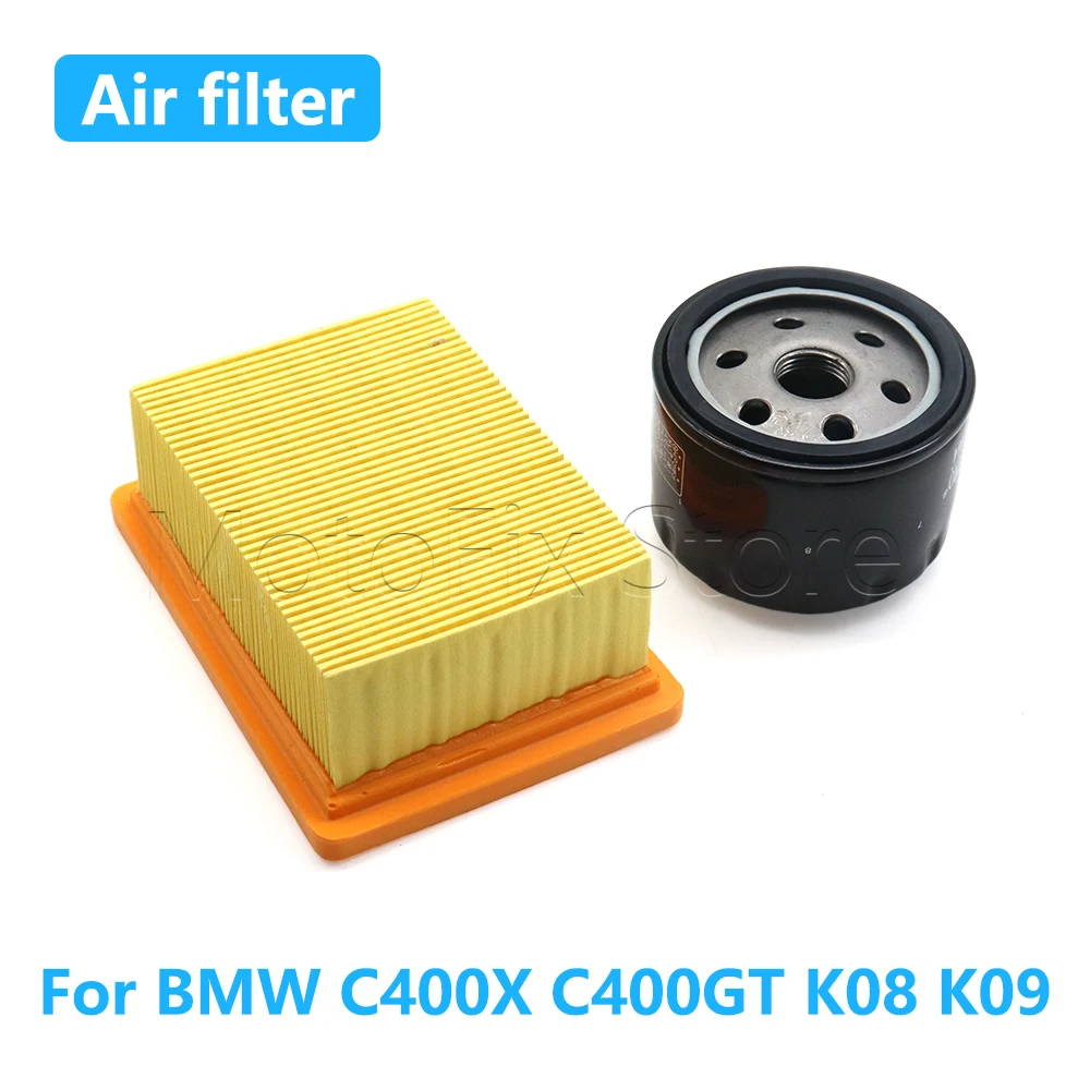 Motorcycle Air Filter Oil Filter Intake Cleaner Element Replacement For BMW C400X C400GT C400 X GT K08 K09 2018-2022