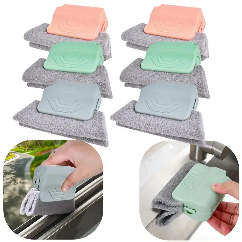 Car Window Track Cleaning Brush Balcony Window Groove Cleaning Brush Tools Sliding Door Track Crevice Household Clean Tool