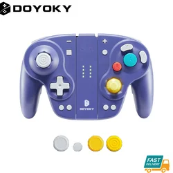 DOYOKY Ретро Joy cons Romote геймпад для Nintendo Switch/OLED с турбо эргономичными и эффектами от зала Джойстики Двойная вибрация двигателя