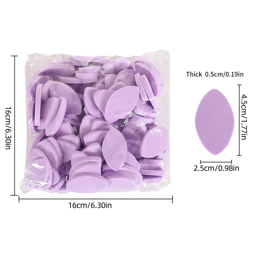 100 pièces éponge douce coussinets de faux cils Extensions de cils fournitures coussinets de levage de cils réutilisable pratique éponge d'extension de cils