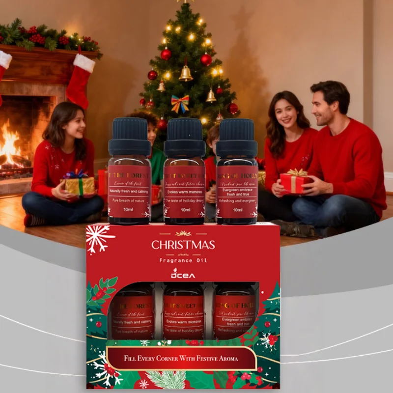 

Рождественский подарочный набор, духи, ботанический, для дома, спальни, стойкий аромат, эфирное масло, цветочные фрукты, ароматы деревы, костюм, Рождественский подарок