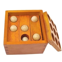 Difficult Wooden Brain Teaser Puzzles for Kids Children & Adults Thirty-six Stratagems LuBan IQ Test Toys Mind Challenge Games 2
