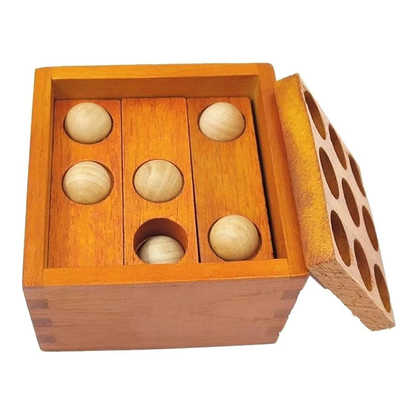 Difficult Wooden Brain Teaser Puzzles for Kids Children & Adults Thirty-six Stratagems LuBan IQ Test Toys Mind Challenge Games