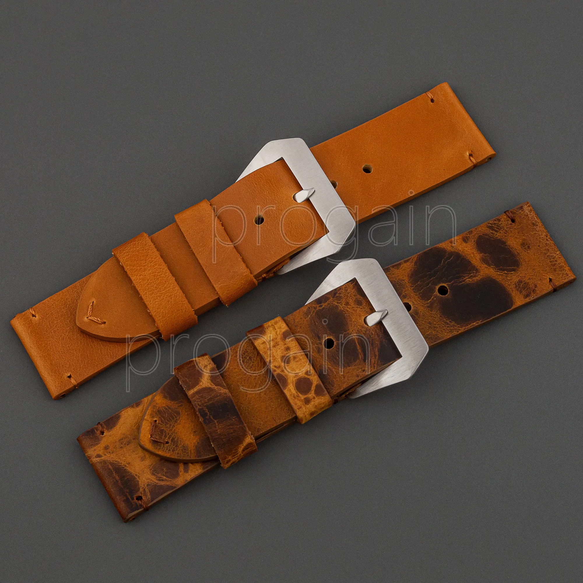 26MM Genuine Leather Retro Bracelet Watchband for PAM Men's wawtch Strap Soft Vintage band